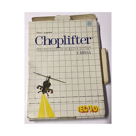 Jogo Choplifter - Usado - Master System