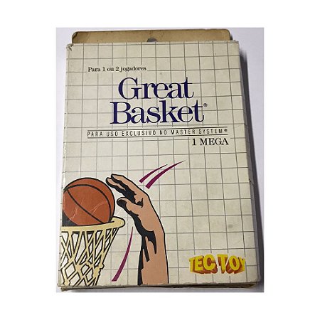 Jogo Great Basket - Master System - Usado*