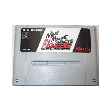Jogo Nigel Mansell F1 Challenge - Usado - Super Famicom