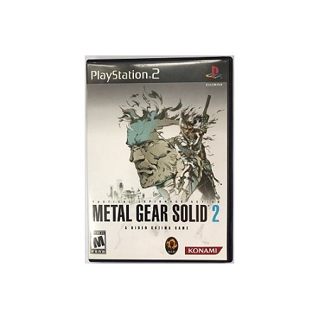 Jogo Metal Gear Solid 2 A Hideo Kojima Game - PS2 - Usado*