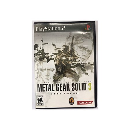 Jogo Metal Gear Solid 3 A Hideo Kojima Game - PS2 - Usado*