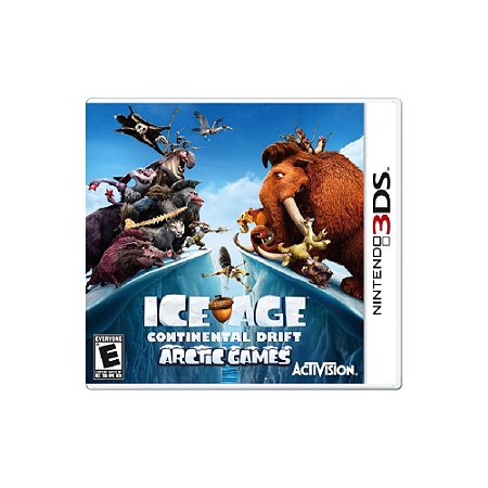 Jogo Ice Age Continental Drift Arctic Games - 3DS - Usado