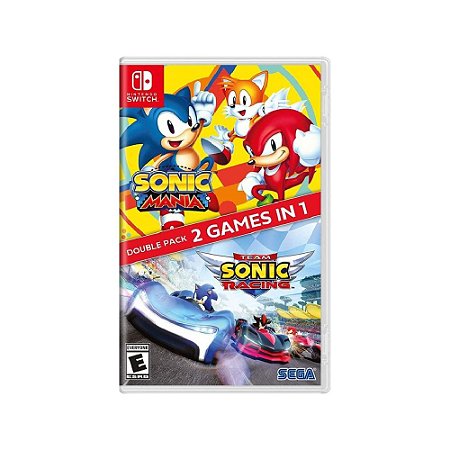 Jogo Sonic Mania + Team Sonic Racing - Switch