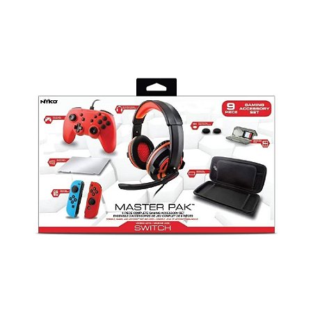 Jogo Master Pak Para Switch - Nyko