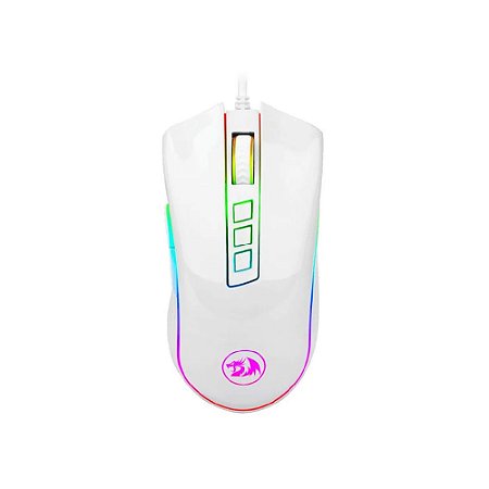 Mouse Gamer Redragon Cobra Lunar White RGB - M711