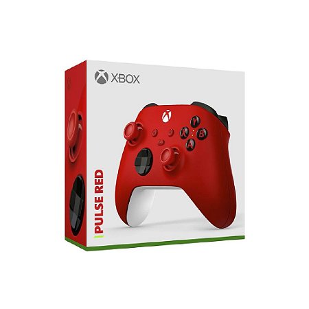 Controle Sem Fio Xbox Pulse Red - Series X S One - Vermelho
