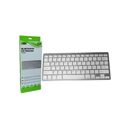 Mini Teclado DEX Bluetooth LTK-710 Prata