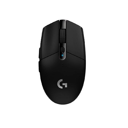 Mouse Logitech Gamer sem fio Lightspeed G305 Preto