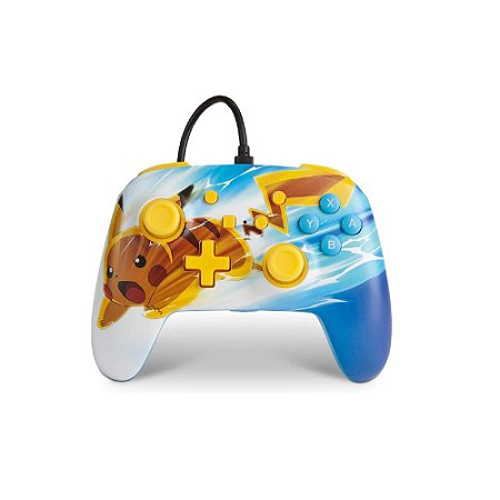 Controle PowerA com fio Pokemon Pikachu Charge - Switch