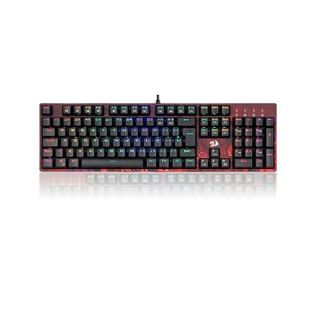 Teclado Redragon Mecânico Infernal Dragon Viserion RGB Switch Azul ID582