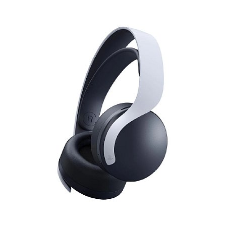 Headset Sem Fio Pulse 3D branco e preto - PS5