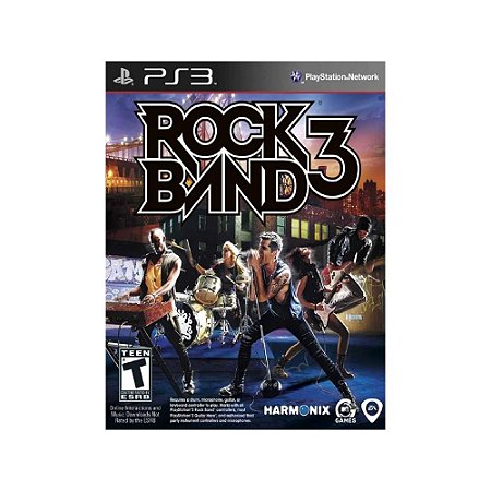 Jogo Rock Band 3 - PS3 - Usado*