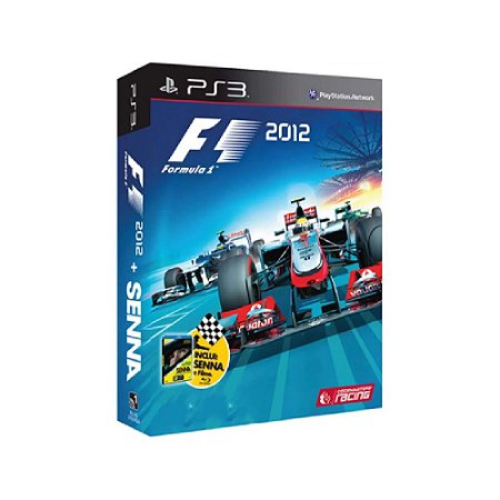 Jogo F1 2012 + Filme Senna - PS3 - Usado*