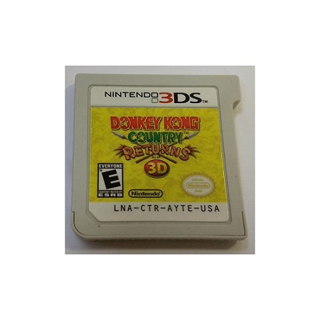 Jogo Donkey Kong Country Returns 3D (Sem Capa) - Nintendo 3DS - Usado