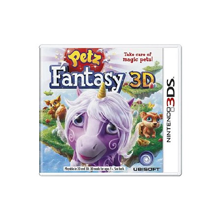 Jogo Petz Fantasy 3D - 3DS - Usado