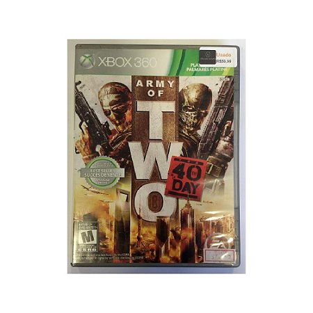 Jogo Army Of Two: 40th Day - Xbox 360 - Usado