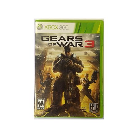 Jogo Gears Of War 3 - Xbox 360 - Usado
