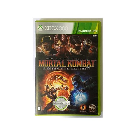 Jogo Mortal Kombat (Komplete Edition) - Xbox 360 - Usado