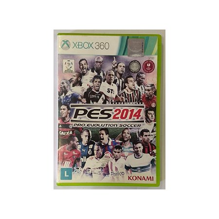 Jogo Pro Evolution Soccer 2014 (PES 2014) - Xbox 360 - Usado