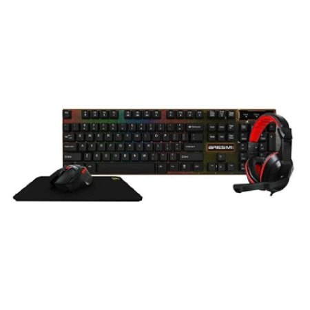Kit Gamer KWG (Teclado + Mouse + Mouse pad + Headset) - Aries M1 Lite