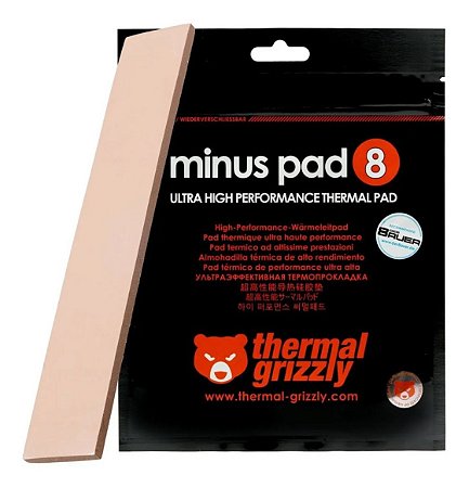 Pad Térmico Minus Pad 8 120X20X1mm 1unid Thermal Grizzly