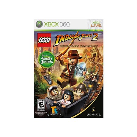 Jogo - Lego Indiana Jones 2 The Adventure Continues - Xbox 360 - Usado