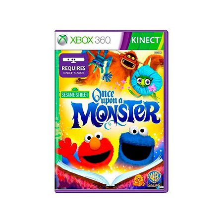 Jogo - Sesame Street Once Upon A Monster - Xbox 360 - Usado