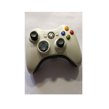 Controle Microsoft Branco Sem Fio - Xbox 360 - Usado