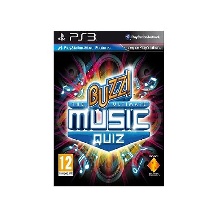 Jogo Buzz o grande Desafio Musical - PS3 - Usado*