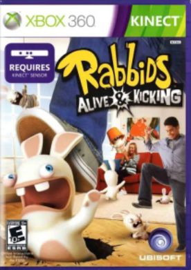 Jogo Rabbids Alive & Kicking - Xbox 360 - Usado