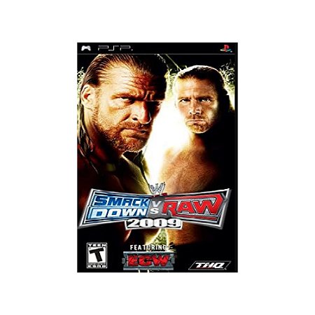 Jogo - WWE SmackDown vs. Raw 2009 Featuring ECW - Psp - Usado*