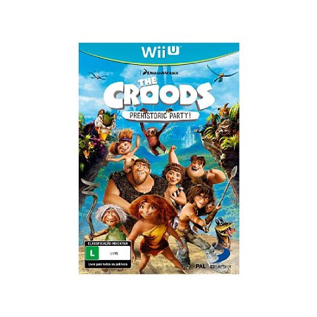 Jogo - The Croods Prehistoric Party - WiiU- Usado*