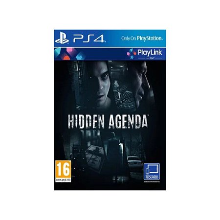 Jogo -  Hidden Agenda - PS4 - Usado