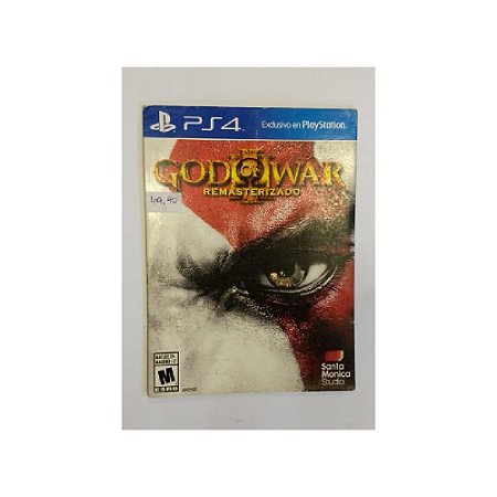 Jogo God of War III Remasterizado (Capa de papelão) - PS4 - Usado