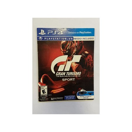 Jogo Gran Turismo Sport (Capa de papelão) - PS4 - Usado
