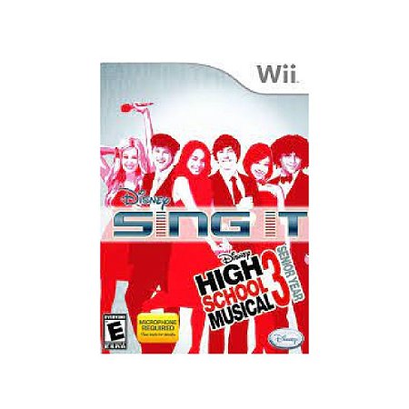 Jogo - Sing It High School Musical 3 - Nintendo Wii - Usado