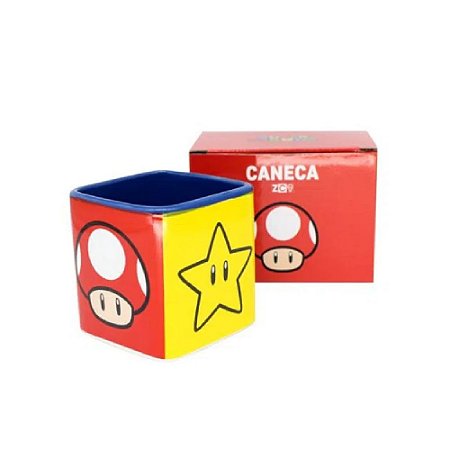 Caneca Cubo Mario Icones 300ml