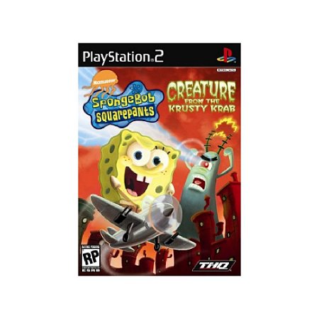 Jogo Spongebob Squarepants Creature From The Krusty Krab - PS2 - Usado