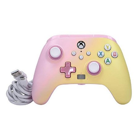 Controle PowerA Enhanced Wired Pink Lemonade - Xbox One