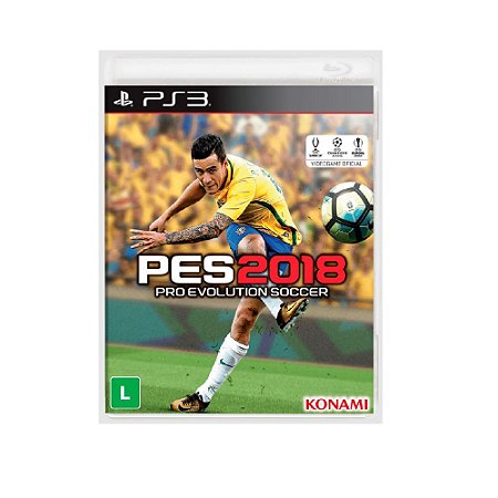 Jogo Pro Evolution Soccer 2018 (PES 2018) - PS3 - Usado