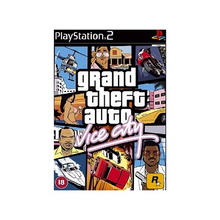 Jogo Grand Theft Auto: Vice City - PS2 - Usado