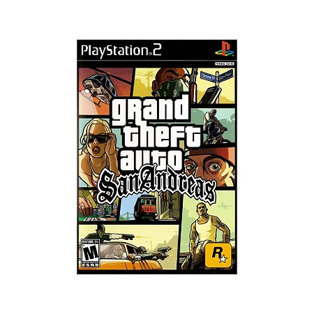 Jogo Grand Theft Auto San Andreas - Ps2 - Usado