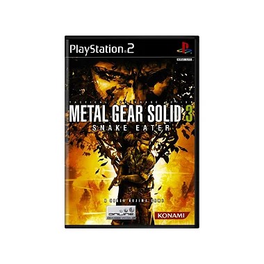 Jogo Metal Gear Solid 3 Snake Eater - PS2 - usado