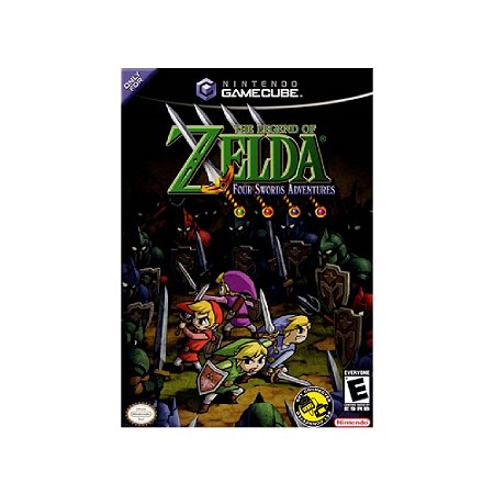 Jogo The Legend of Zelda Four Swords Adventures - Game Cube - Usado