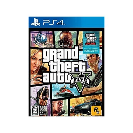 Jogo Grand Theft Auto V (GTA V) Japonês - PS4 - Usado