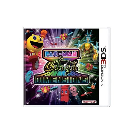 Jogo Pac Man & Galaga Dimensions - 3DS - Usado
