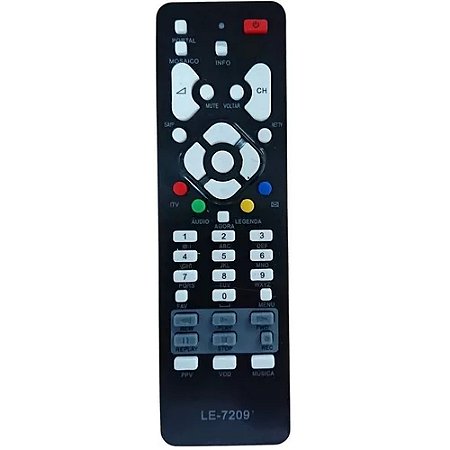 Controle Remoto LELONG Compatível Receptor Net Digital (LE-7209)