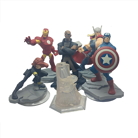 Bonecos Disney Infinity 2.0 Kit Marvel Super Heroes - Usado