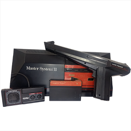 Console Master System II + Pistola+Jogo Gangster Town-Usado