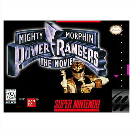 Jogo Power Rangers The Movie - Super Nintendo - Usado